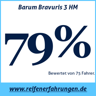 Reifentest Sommer Barum Bravuris 3 HM