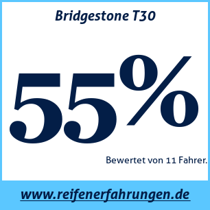 Reifentest Sommer Bridgestone T30