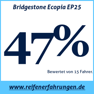 Reifentest Sommer Bridgestone Ecopia EP25