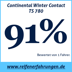 Reifentest Winter Continental Winter Contact TS 780