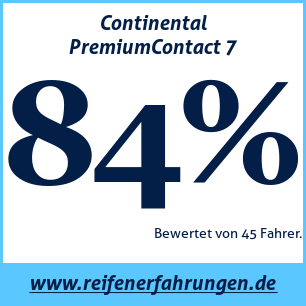 Reifentest Sommer Continental PremiumContact 7