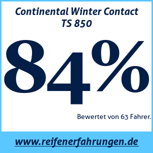 Reifentest Winter Continental Winter Contact TS 850