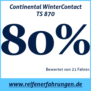 Reifentest Winter Continental WinterContact TS 870