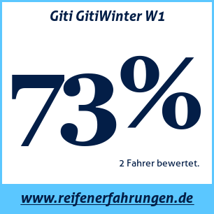 Reifentest Winter Giti GitiWinter W1