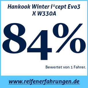 Reifentest Winter Hankook Winter i*cept Evo3 X W330A
