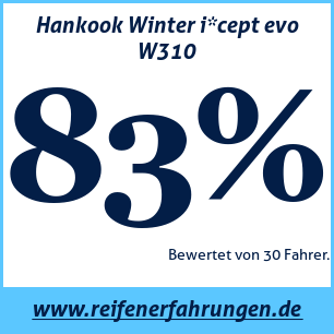 Reifentest Winter Hankook Winter i*cept evo W310