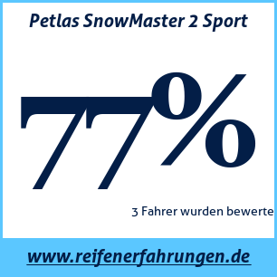Reifentest Winter Petlas SnowMaster 2 Sport