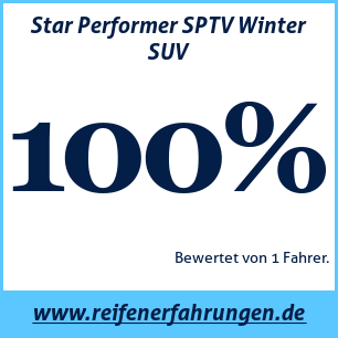Reifentest Winter Star Performer SPTV Winter SUV