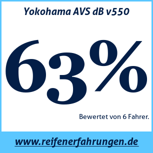 Reifentest Sommer Yokohama AVS dB v550